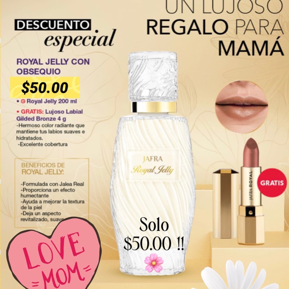JAFRA Royal Jelly Balm/100ml &lipstick